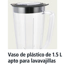 500 W 6-Speed Blender With 48 oz/1.5 L Jar , Black