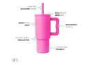 Stainless Steel 24oz Trek Tumbler - Pink