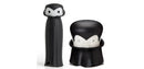 Garlic Crusher and Peeler Kitchen Tool - Black/White