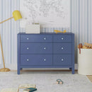 Marisol 6-Drawer Dresser - Cove Blue/Powder Blue