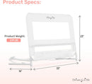 Lightweight Mesh Security Adjustable Bed Rail - White