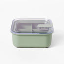 Square Bento Meal Prep Food Storage Container - Sage