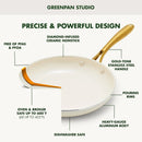 12-Piece Aluminum Ceramic Nonstick Cookware Set