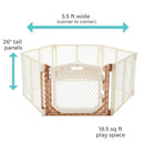 Superyard Ultimate 6-Panel Baby Play Yard - Ivory