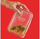 Rectangular Glass Baking Dish Set - Red