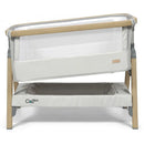 CoZee 2-in-1 Baby Bassinet & Bedside Sleeper - Silver & Oak