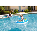 Inflatable Swimming Pool Float Rider - Blue