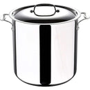16Qt Stainless Steel Stock Pot - Silver