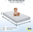 Serta Perfect Start Limited Dual-Sided Baby Crib and Toddler Mattress