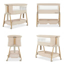 Lullaby Portable Bassinet with Wheels - Beige