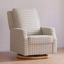 Electronic Swivel Glider Recliner - Tan Gingham