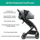 Lithe Lightweight Stroller - Grey