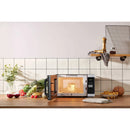 900W Countertop Microwave Oven - Black