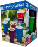 8 Piece Reusable Party Cup Set