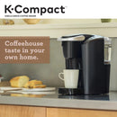 K-Compact Single-Serve K-Cup Pod Coffee Maker - Black