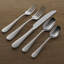Hammered Stainless Steel Flatware Set - Service for 8