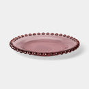 2-Pack 6.06" Glass Beaded Appetizer Plates