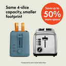 4-Slice Slim Toaster - Surf