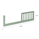 Carter's by DaVinci Toddler Bed Conversion Kit for Colby - Light Sage