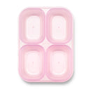 8pc Snap and Nest Snack Divided Food Storage Containers Pink
