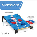 3-in-1 Cornhole, Ladderball, and Bottle Smash Outdoor Game - Portable
