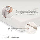 Pure Core 4" MIDI Crib Mattress with Hybrid Quilted Waterproof Cover
