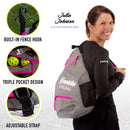 Pickleball Sling Bag - Gray/Pink
