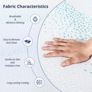 Twin Gel Memory Foam Mattress - Blue
