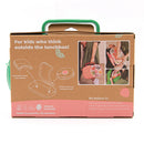 Kids' 2-in-1 Bento Style Lunchbox - Sage Green