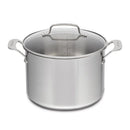 8qt Stainless Steel Stock Pot - Silver