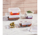 12-Piece Plastic Food Storage Container Set with Lids
