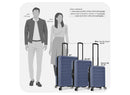 Hardside Spinner Luggage Set with USB Port - Navy