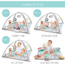 7-in-1 Activity Gym & Play Mat for Baby - Safari 123