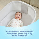 SmartSense Soothing Baby Bassinet - Grey