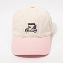 Adjustable Cotton Baseball Hat - Purple/Pink