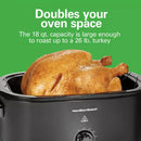 20Qt Electric Roaster Oven - Black