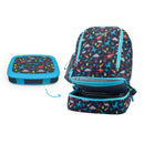 2-in-1 17" Backpack & Insulated Lunch Bag - Dino