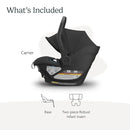 Aria Lightweight Infant Car Seat/Base with Load Leg - Jake (Charcoal/Black Leather)