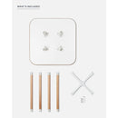 Play Kit (Play Table/Play Chair Set) - Coconut table w/ Charcoal Chairs
