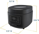 Programmable Rice & Grain Cooker - Black