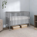 5-in-1 Convertible Crib - Grey