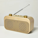 Portable AM/FM Bluetooth Radio - Gold