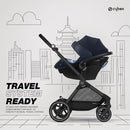 5-in-1 Travel System Stroller - Ocean Blue
