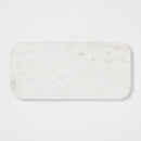 14" x 7" Marble Serving Platter White