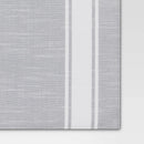 19"x14" Cotton Striped Placemat - Gray