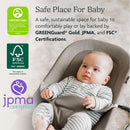 Mira 2-in-1 Bouncer and Seat -Taupe Melange/Black Chrome/Walnut Wood