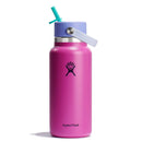 32oz Wide Mouth Flex Straw Water Bottle - Holiday Punch