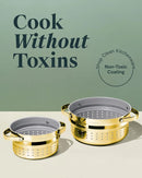 Small Food Steamer - Gold