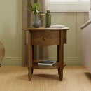 Liberty Assembled Nightstand - Natural Walnut