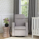 Gabby Pillowback Swivel Glider - Misty Gray